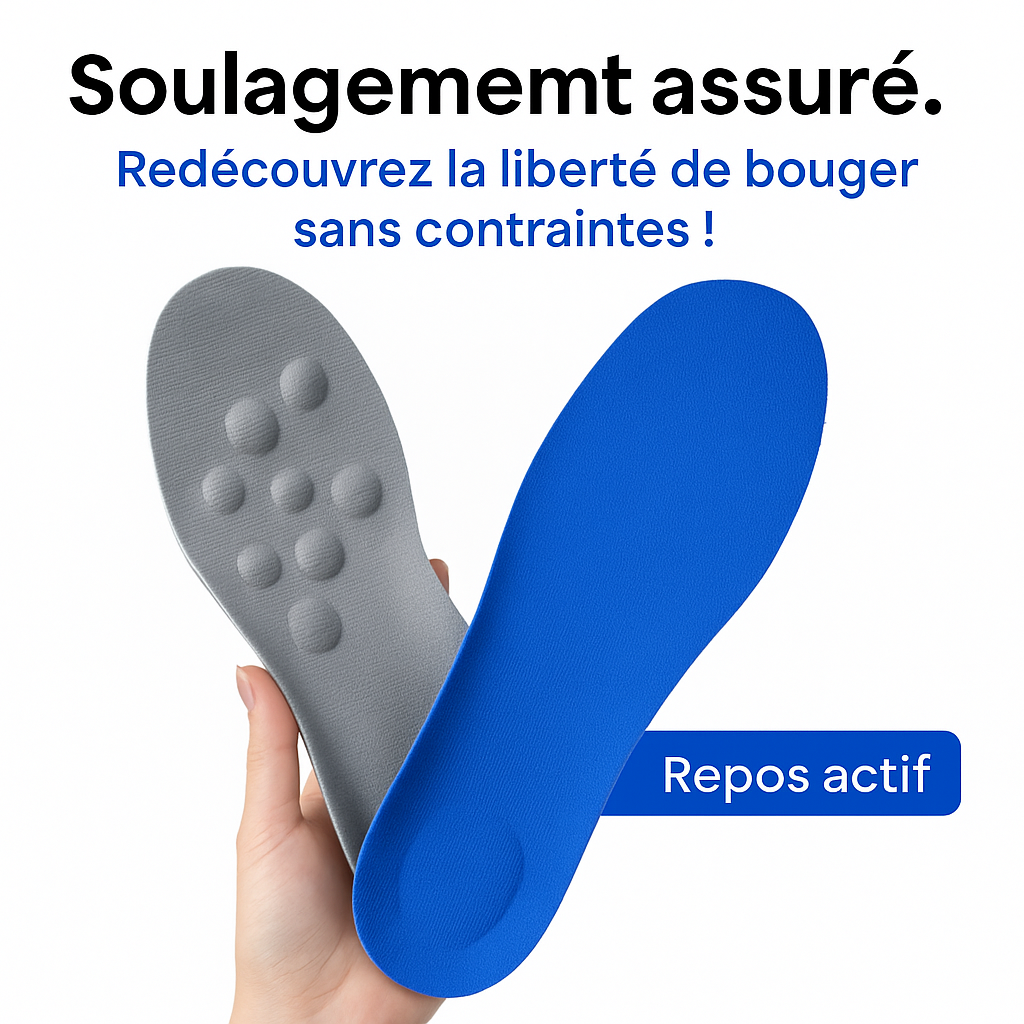 Semelles orthopédiques apaisantes