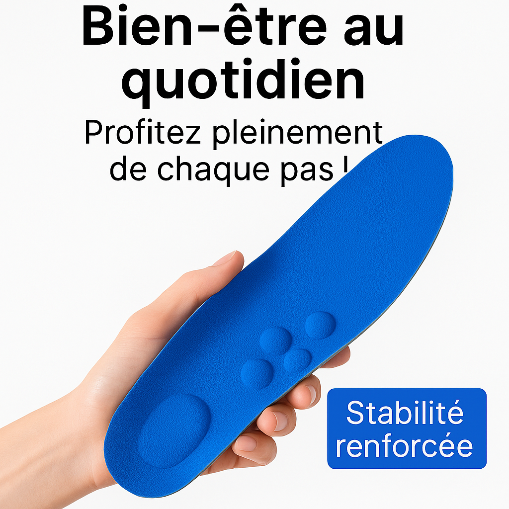 Semelles orthopédiques apaisantes
